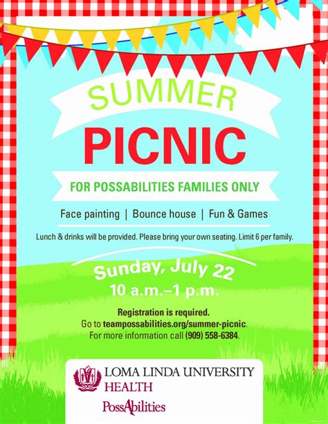 Free Picnic Flyer Templates