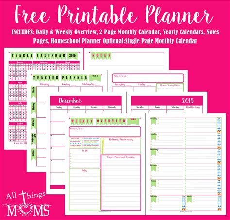 Free Planner Example 8