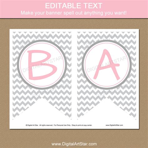 Free Printable Baby Shower Banner Templates