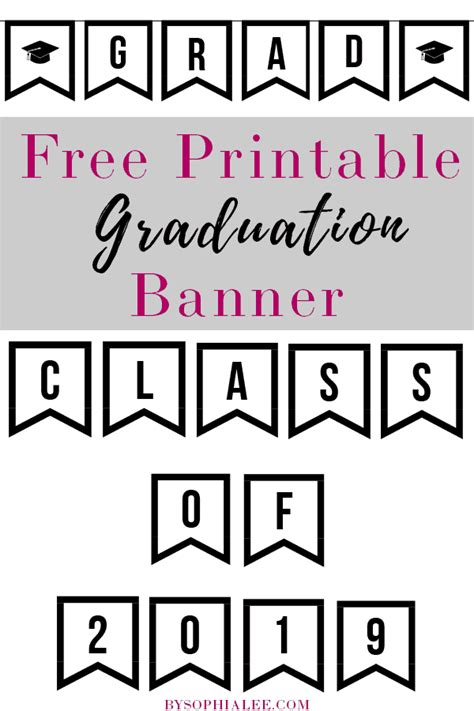 Free Printable Graduation Banner Templates