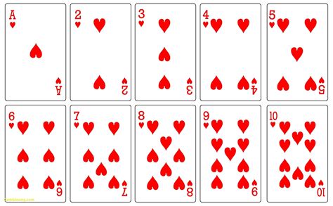 Free printable playing card templates