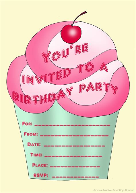 Free Printables for Party Invitations