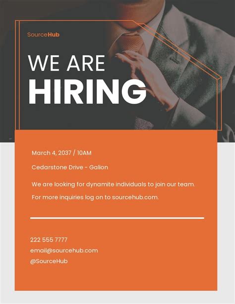 Free Recruitment Flyer Template