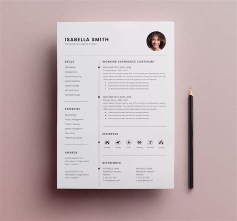 Free resume template 3