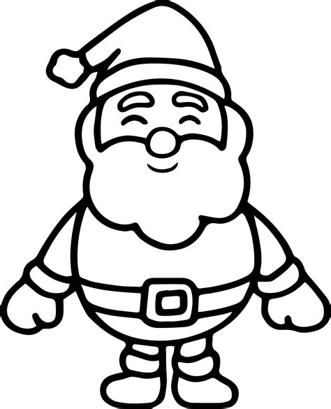 Free Santa Coloring Pages