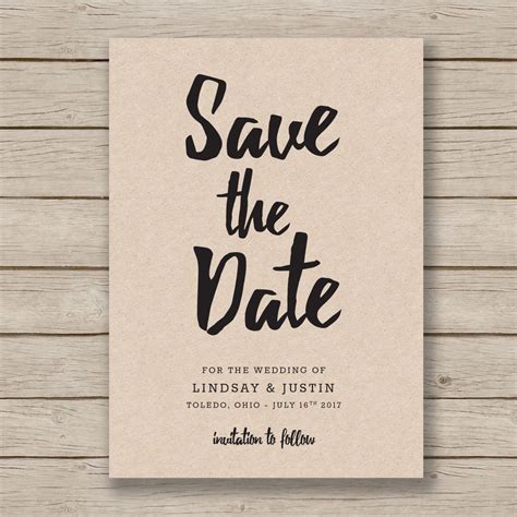 Free Save The Date Templates