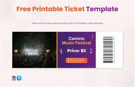 Free Ticket Templates