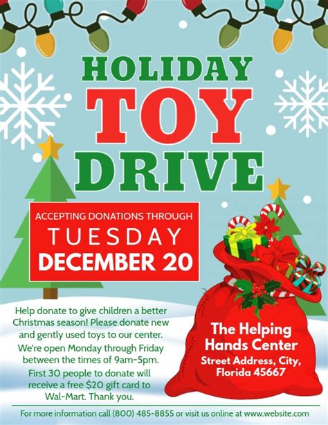 Free Toy Drive Templates