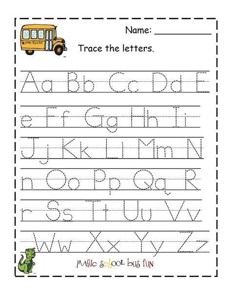 Free Traceable Alphabet Letters Printables