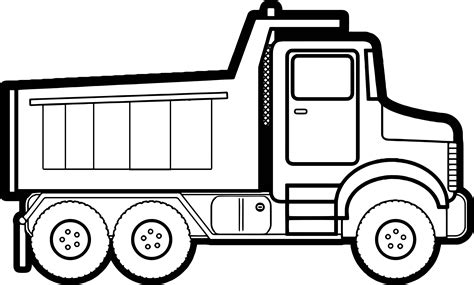 Free Truck Coloring Pages