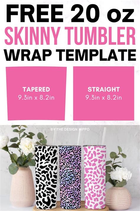 Free tumbler wrap templates