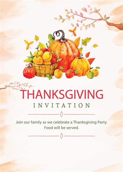 Free Turkey Printables for Invitations