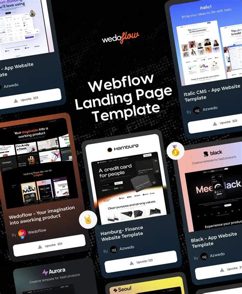 5 Free Webflow Templates