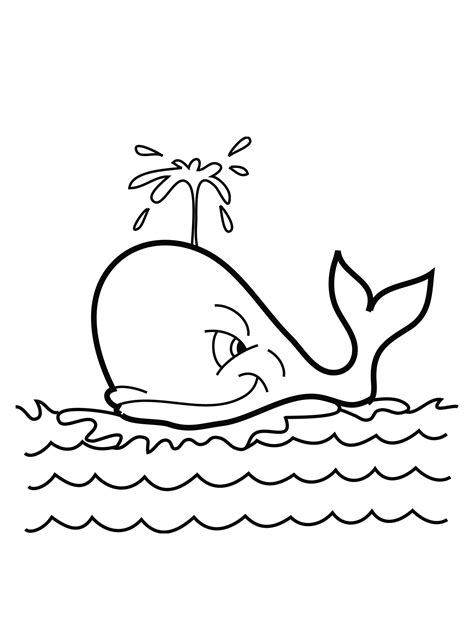 Free Whale Coloring Pages