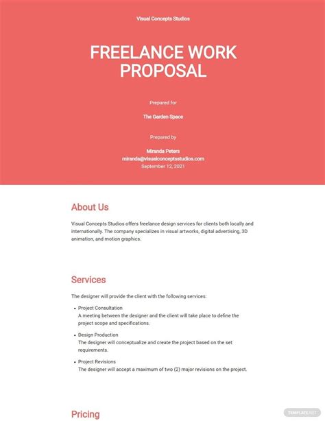 Freelance Proposal Template