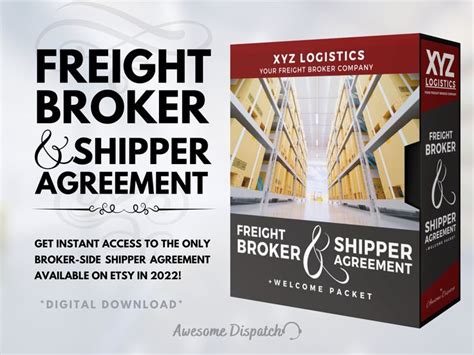 Freight Broker Packet Template Regulations