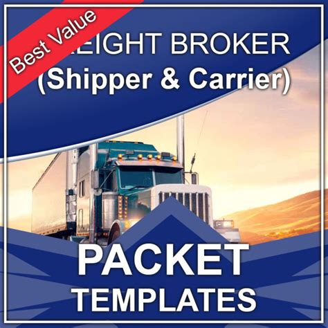 Freight Broker Packet Template Example