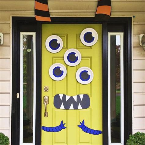 Friendly monster doors printables for kids