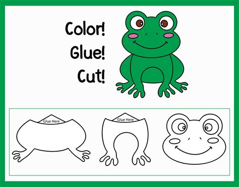 Frog Craft Template Image 5