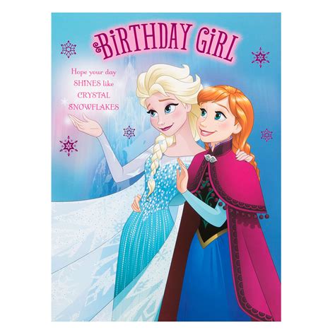 Frozen Birthday Cards Design Options