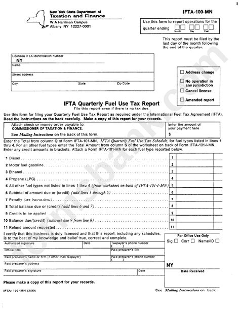 Fuel Tax Report