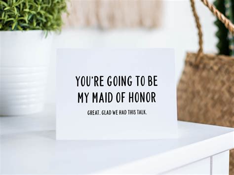 Fun Maid of Honor Proposal Ideas