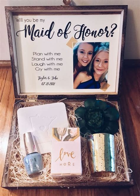 Fun Maid of Honor Proposal Ideas