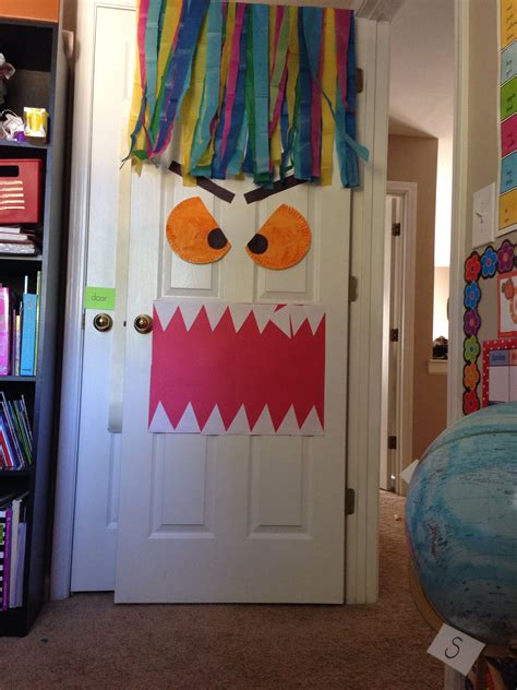 Fun monster doors printables for kids