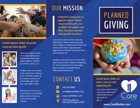 Ideas for fundraising brochures