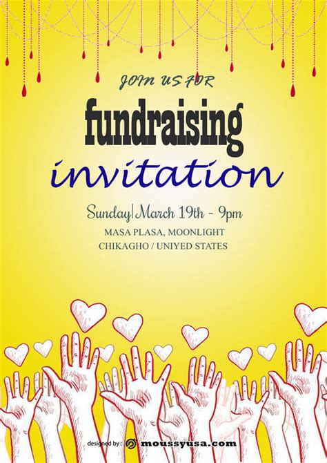 Fundraising Invitation Templates