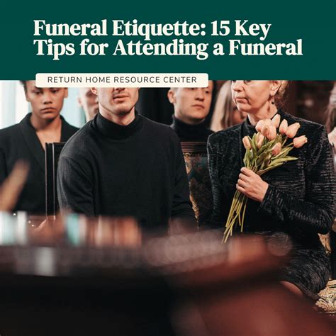 Funeral Etiquette Tips