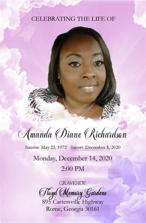 Funeral Home Obituary Designs