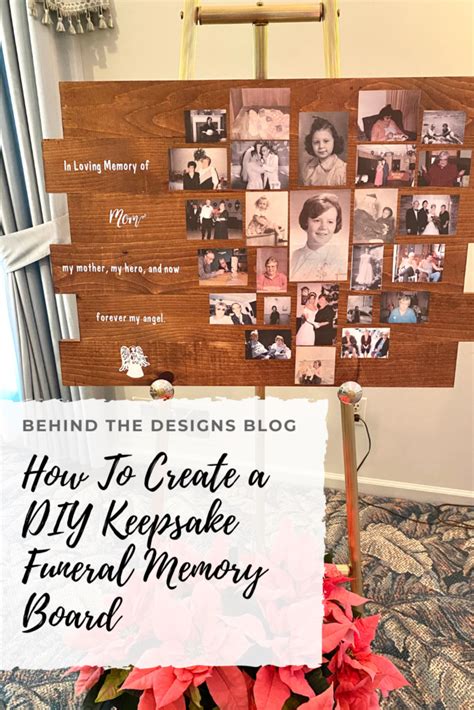 Funeral memory board ideas for adults