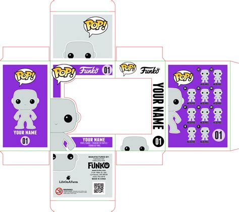 Funko Pop Box Template Craft