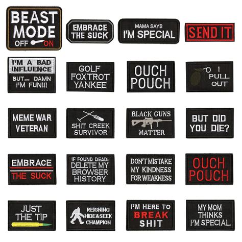 Description of Funny Army Patches