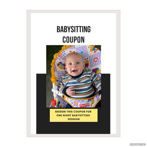 Funny Babysitting Coupons Final Thoughts