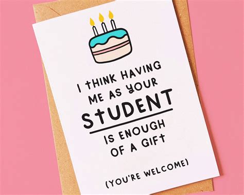 Funny Birthday Cards for Teachers