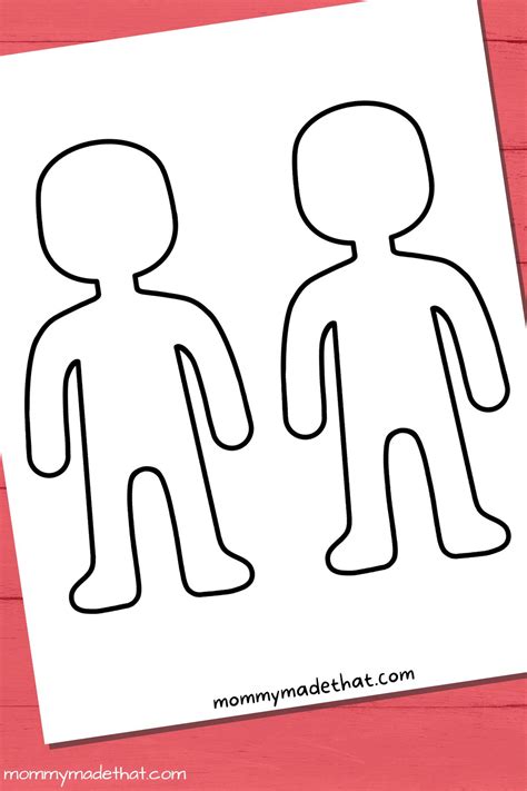 Future of printable person outline templates