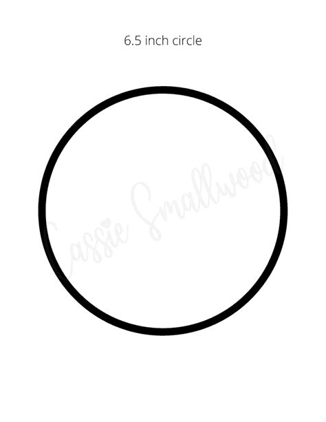 Gallery of 5 circle template prints