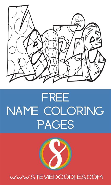 Gallery of Name Coloring Pages