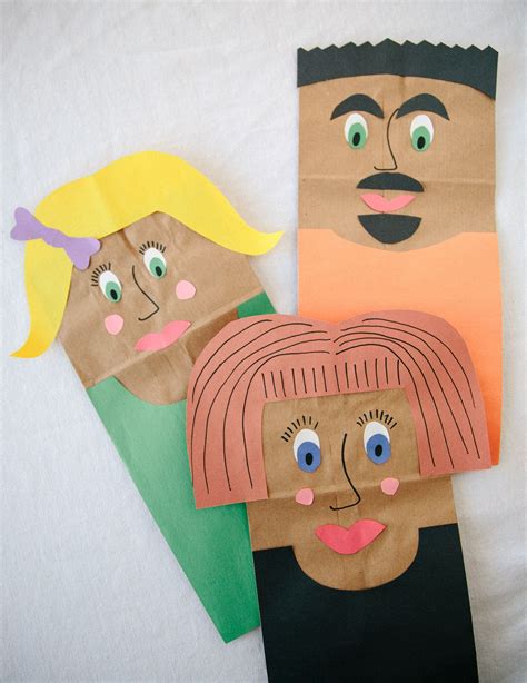 Gallery of Paper Bag Puppets