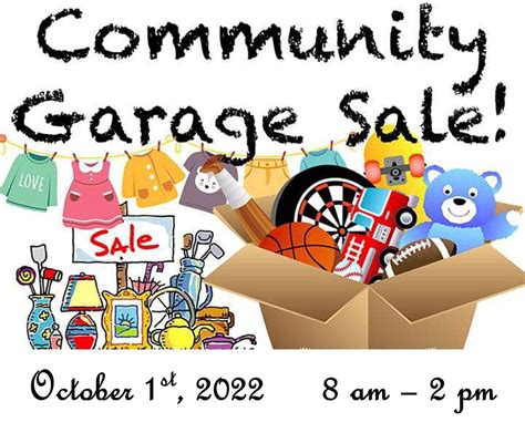 Building community through garage sales