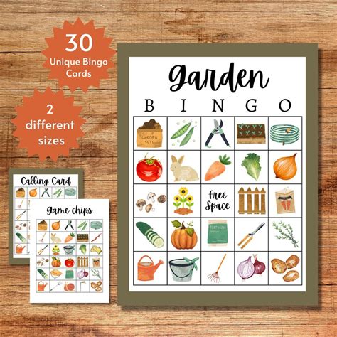 Gardening Bingo