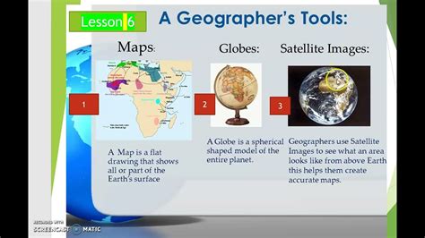 Geography learning tools