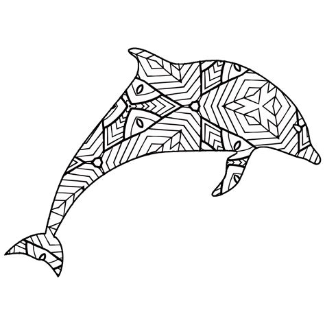 Geometric animals coloring pages