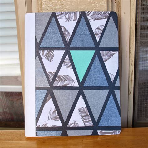 Geometric notebook paper designs