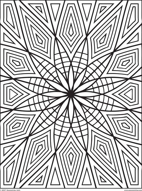 Geometric Pattern Coloring