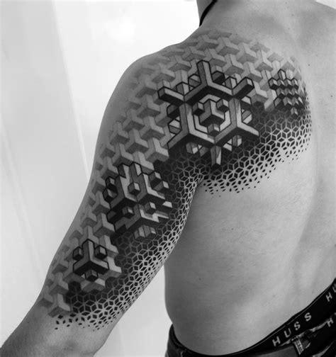 Geometric tattoo design