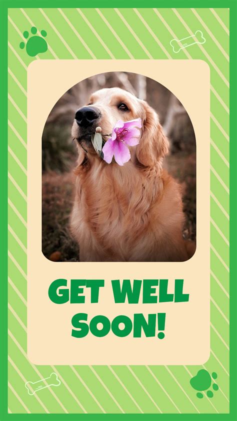 get well postcard template