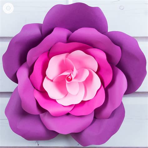 Giant Paper Flower Template Ideas